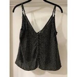 Alythea Black & White Tank Top Size Small